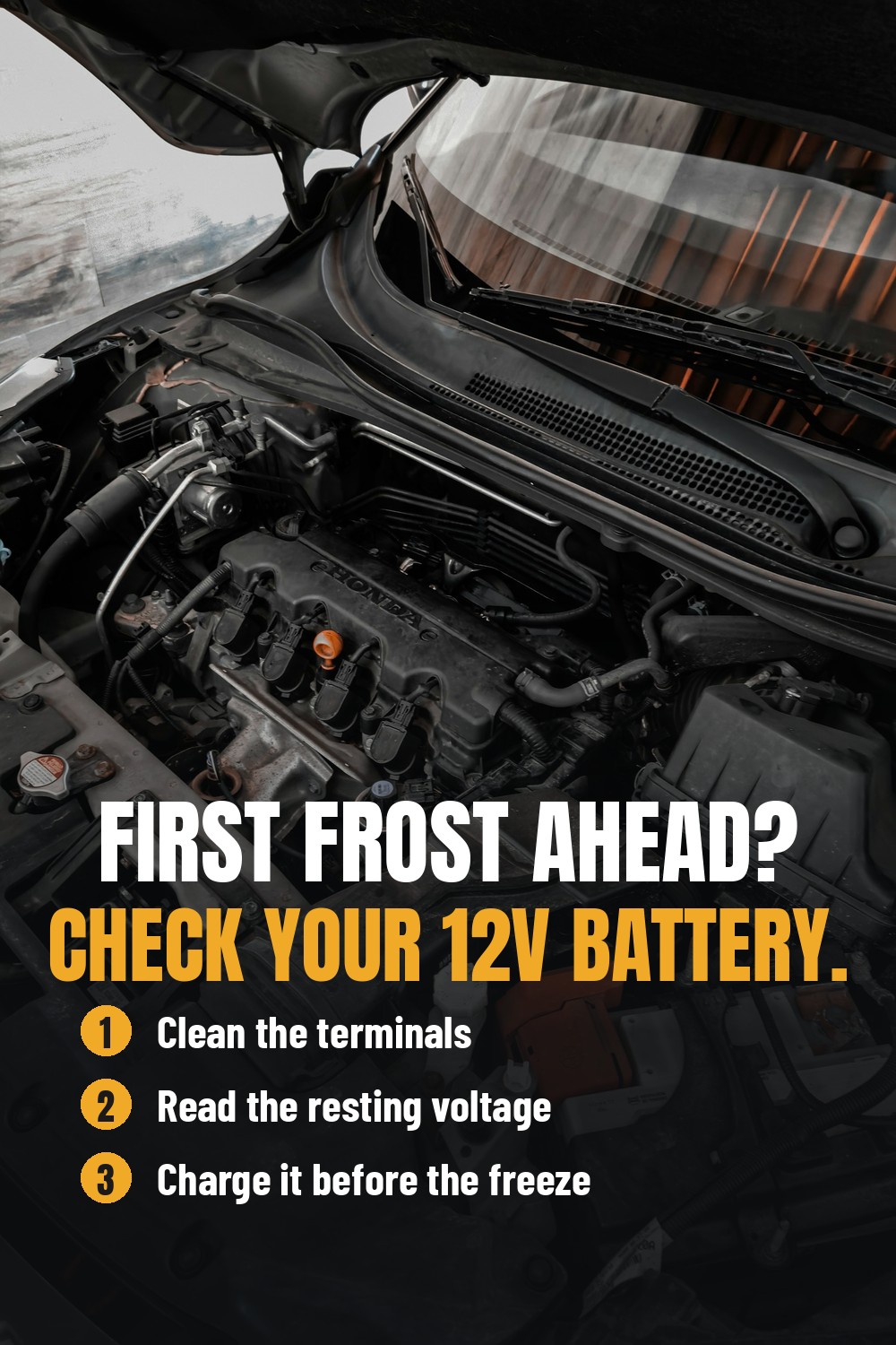 First Frost Ahead? Check Your 12v Battery.